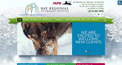 Desktop Screenshot of bayregionalvethosp.com